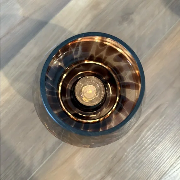 Brown Tortoise Glass Mushroom Lamp - Picture 8 of 8